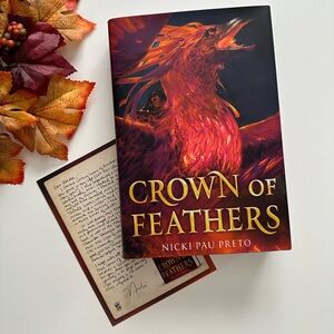 SIGNED Crown of Feathers by Nicki Pau Preto Owlcrate Exclusive 1st Edition NWOT